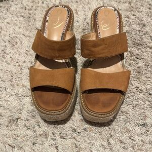 Sam Edelman shoes brown wedge